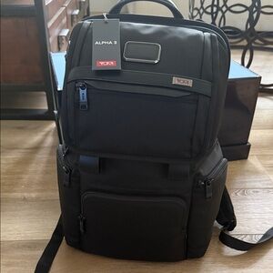 TUMI black Alpha 3 Men's Backpack (new with tag)